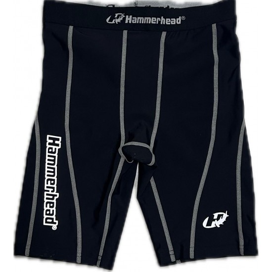 SHORTS SEGUNDA PELE HAMMERHEAD - PRETO/PRATA